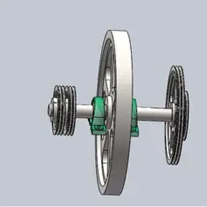 Flywheel Customized Cast Iron Pulley Flywheel For 100kg 200kg