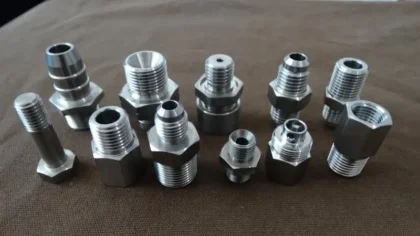 Brass Parts Fabrication CNC Automatic Lathe Brass Turning Parts Knuckle Brass