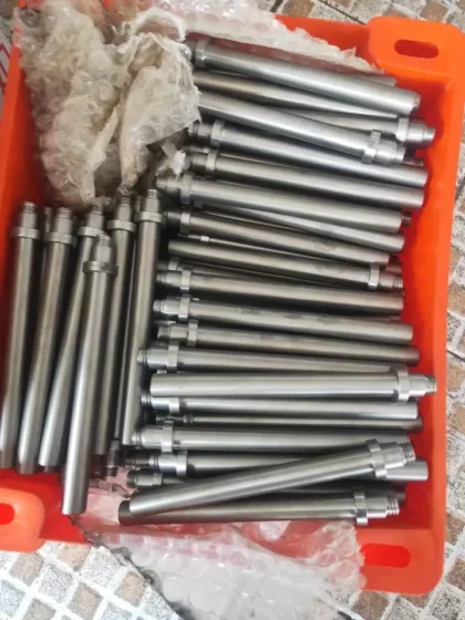 Chrome Plated CNC Part Shaft Mild Steel Crimp Shaft CNC Machined, Solid Shaft, Customizable