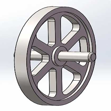 Buy Custom Sizes Machined 100KG Electric Flywheel Energy Storage Systems