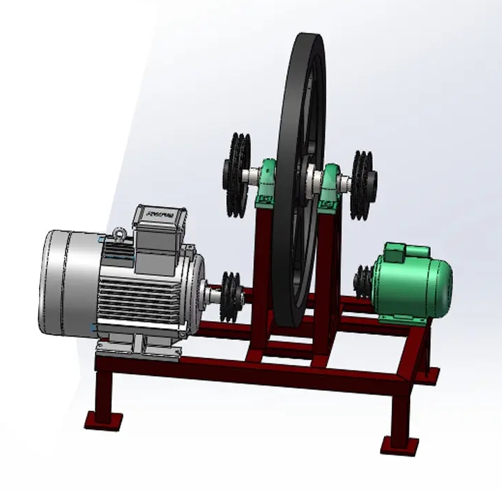 Customized energy saving alternator cast iron flywheel pulley for10kw,15kw,20kw,30kw,50kw eccentric flywheel