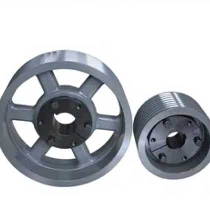 6 Groove Taper Bush Pulley Sizes V Belt Industrial Pulley And Sheave Serpentine V Belt Pulleys