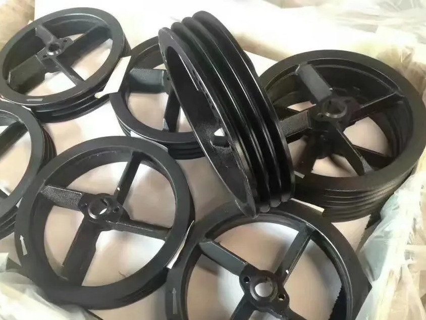 Customized free energy generator cast iron flywheel pulley for40kg, 50kg, 100kg, 200kg